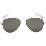 Randolph Engineering Concorde Bright Chrome Sunglasses | Gray Polarized AR Bayonet CR028