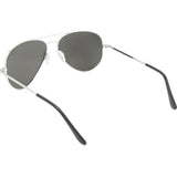 Randolph Engineering Concorde Bright Chrome Sunglasses | Gray AR Skull CR120