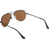 Randolph Engineering Concorde Matte Black Sunglasses | Tan Polarized AR Skull CR112