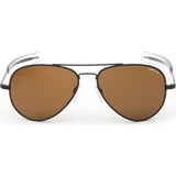 Randolph Engineering Concorde Matte Black Sunglasses | Tan Polarized AR Bayonet CR017