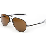 Randolph Engineering Concorde Matte Black Sunglasses | Tan Polarized AR Bayonet CR067