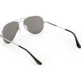 Randolph Engineering Concorde Bright Chrome Sunglasses | Gray Flash Mirror Glass Skull