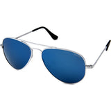 Randolph Engineering Concorde Matte Chrome Sunglasses | Blue Sky PC Skull 57MM CR74468-PC/61MM CR14468-PC