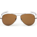 Randolph Engineering Concorde Gun Metal Sunglasses | Tan Polarized AR Bayonet CR047