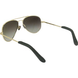 Randolph Engineering Concorde 23K Gold Plated Sunglasses | Green Gradient Skull 57MM CR71401-NY