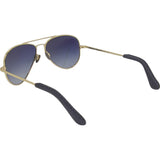 Randolph Engineering Concorde 23K Gold Plated Sunglasses | Blue Gradient Skull 57MM CR71402-NY