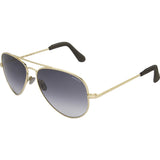 Randolph Engineering Concorde 23K Gold Plated Sunglasses | Gray Gradient Skull 57MM CR71403-NY