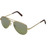 Randolph Engineering Concorde 23K Gold Sunglasses | Jade Metallic Nylon AR Skull 57MM CR71410-NY