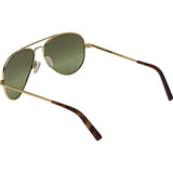 Randolph Engineering Concorde 23K Gold Sunglasses | Jade Metallic Nylon AR Skull 57MM CR71410-NY
