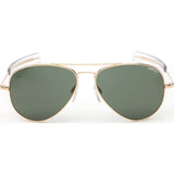 Randolph Engineering Concorde 23K Gold Sunglasses | AGX Green Bayonet