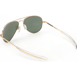 Randolph Engineering Concorde 23K Gold Sunglasses | AGX Green Bayonet