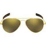 Randolph Engineering Concorde 23K Gold Sunglasses | Gold Flash Mirror Polarized Glass Bayonet 57MM CR71676