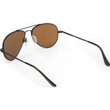 Randolph Engineering Concorde Matte Black Sunglasses | Tan Polarized PC Skull 57MM CR72432-PC