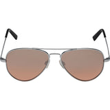 Randolph Engineering Concorde Bright Chrome Sunglasses | Sahara Metallic Nylon AR Skull 57MM CR73408-NY