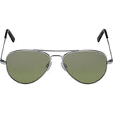 Randolph Engineering Concorde Bright Chrome Sunglasses | Jade Metallic Nylon AR Skull 57MM CR73410-NY
