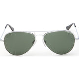 Randolph Engineering Concorde Bright Chrome Sunglasses | AGX Green Skull