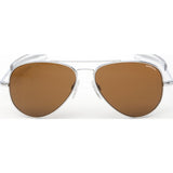 Randolph Engineering Concorde Bright Chrome Sunglasses | Tan Polarized Bayonet