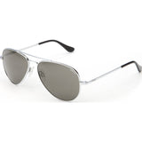 Randolph Engineering Concorde Bright Chrome Sunglasses | Gray Polarized Skull