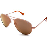 Randolph Engineering Concorde Rose Gold Plated Sunglasses | Rose Gold PC Skull 57MM CR75466-PC