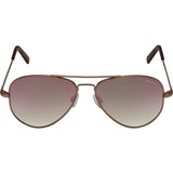 Randolph Engineering Concorde 23K Satin Choc Gold Sunglasses | Sunrise Metallic Nylon AR Skull 57MM CR7SC407-NY