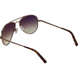 Randolph Engineering Concorde 23K Satin Choc Gold Sunglasses | Sunrise Metallic Nylon AR Skull 57MM CR7SC407-NY