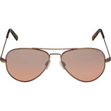 Randolph Engineering Concorde 23K Satin Choc Gold Sunglasses | Sahara Metallic Nylon AR Skull 57MM CR7SC408-NY