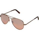 Randolph Engineering Concorde 23K Satin Choc Gold Sunglasses | Sahara Metallic Nylon AR Skull 57MM CR7SC408-NY