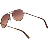 Randolph Engineering Concorde 23K Satin Choc Gold Sunglasses | Sahara Metallic Nylon AR Skull 57MM CR7SC408-NY