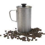 Snow Peak Titanium French Press | Silver CS-111