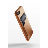 Mujjo Full Leather Wallet Case for iPhone 8/7 | Tan