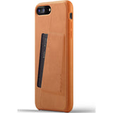 Mujjo Full Leather Wallet Case for iPhone 7/8 Plus | Tan