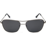 Randolph Engineering Corsair Antique Silver Sunglasses | Gray Polarized PC Skull 58MM CS8S434-PC