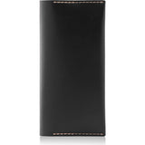 Ezra Arthur No. 12 Long Wallet | Jet Top Stitch
