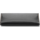 Ezra Arthur No. 12 Long Wallet | Jet Top Stitch