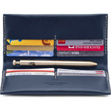 Ezra Arthur No. 12 Long Wallet | Navy