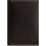 Ezra Arthur No. 5 Passport Wallet | Jet Top Stitch