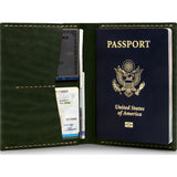 Ezra Arthur No. 5 Passport Wallet | Green
