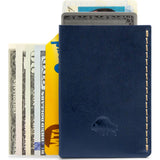 Ezra Arthur No. 7 Card Case | Navy