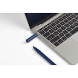 Lexon C-Pen Black Ink Ballpoint Pen with USB-C Flash Memory