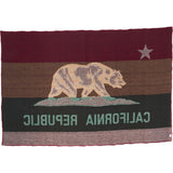 Faribault California Flag Throw | Wool