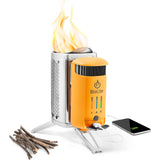 Biolite Multifunctional Camp Stove 2 and Flexlight | Silver/Orange CSC1001