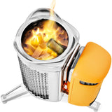 Biolite Multifunctional Camp Stove 2 and Flexlight | Silver/Orange CSC1001