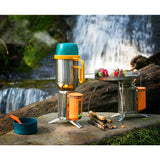 BioLite Multifunctional Campstove and Flexlight | Silver/Orange CSA1001
