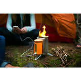 BioLite Multifunctional Campstove and Flexlight | Silver/Orange CSA1001