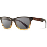 Shwood Canby Acetate Fifty Fifty Sunglasses | Sweet Tea & Elm Burl / Grey
