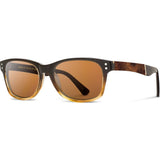 Shwood Cannon Acetate Sunglasses | Sweet Tea & Elm Burl / Brown