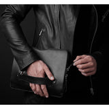 Mujjo Carry On Folio Sleeve for 12" Macbook | Black MUJJO-SL-090-BK