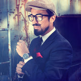 Lambretta Cesare Black Watch | Black Leather