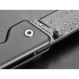 The James Brand The Chapter Knife | Titanium/Damascus Straight