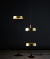 Seed Design China LED Floor Lamp | Matte Brass/Black